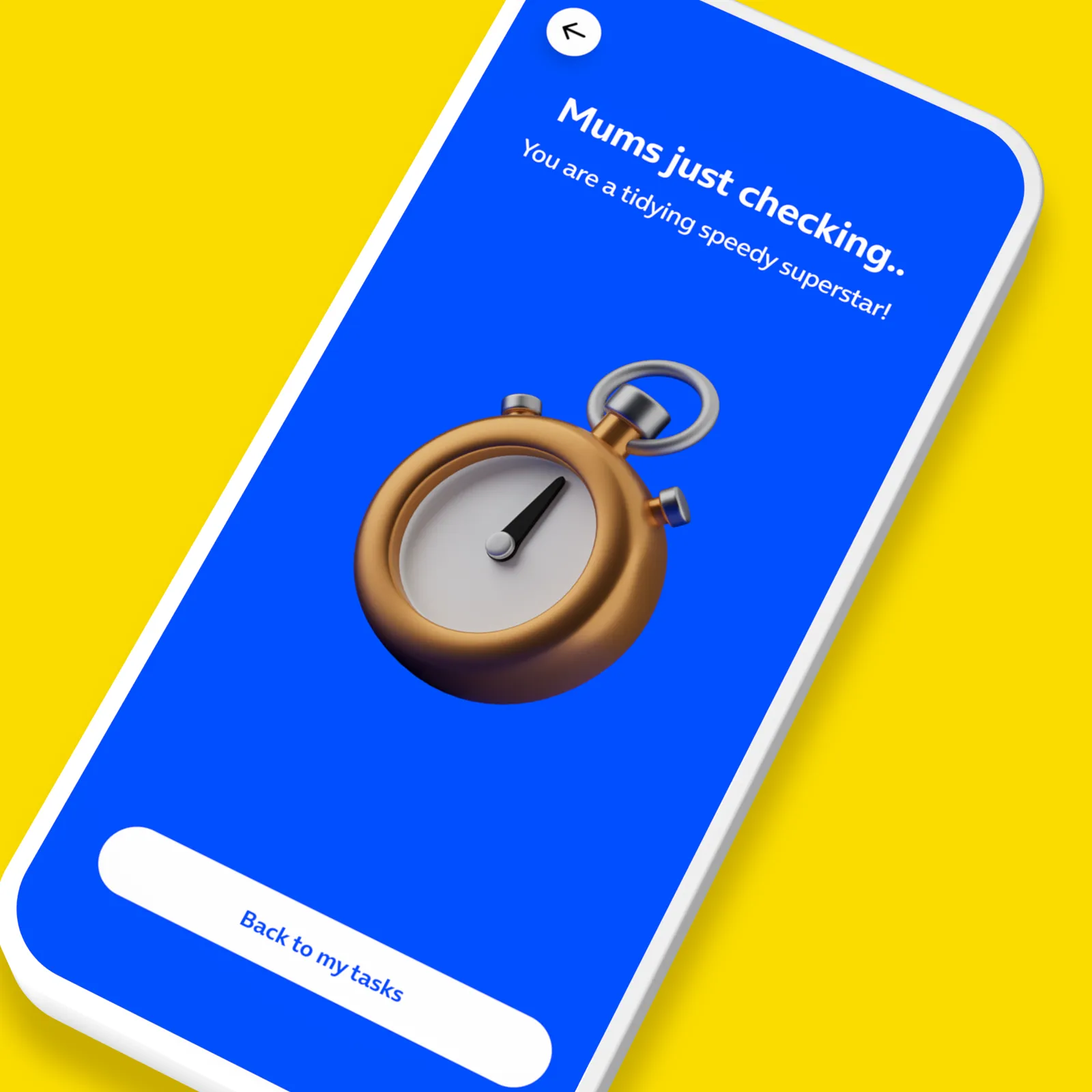 O2 Family App 3D timer reward icon